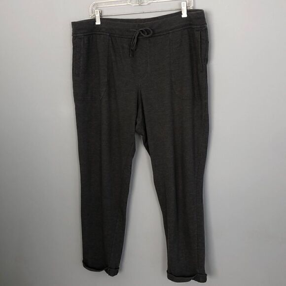 Comfy cozy Women’s size XL  heathered gray Sweat pants - Picture 1 of 11
